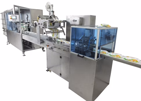 Manufacturer High Speed Automatic Single Piece Disinfection Alcohol Pad and Wet Wipes Tissue Making Packing Machine